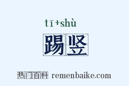 踢竖是什么意思的图片
